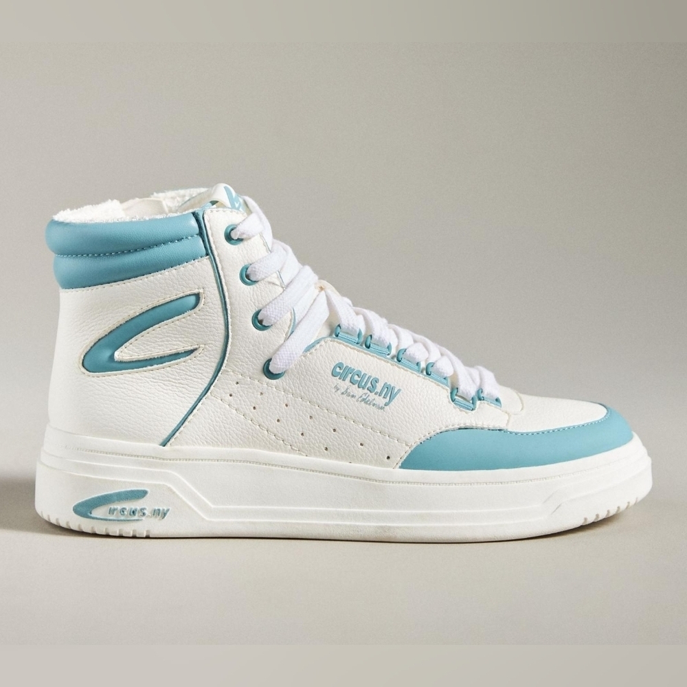 Circus NY Women's White and Blue Sneakers